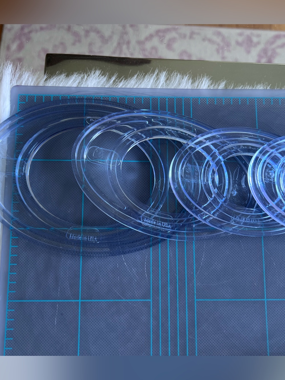 Scrapbooking circles, ovals, mat and blades - Picture 6 of 7